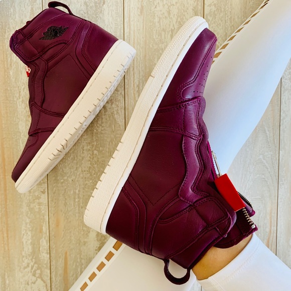 NWT Nike Air Jordan 1 zip premium Bordeaux - Picture 3 of 11